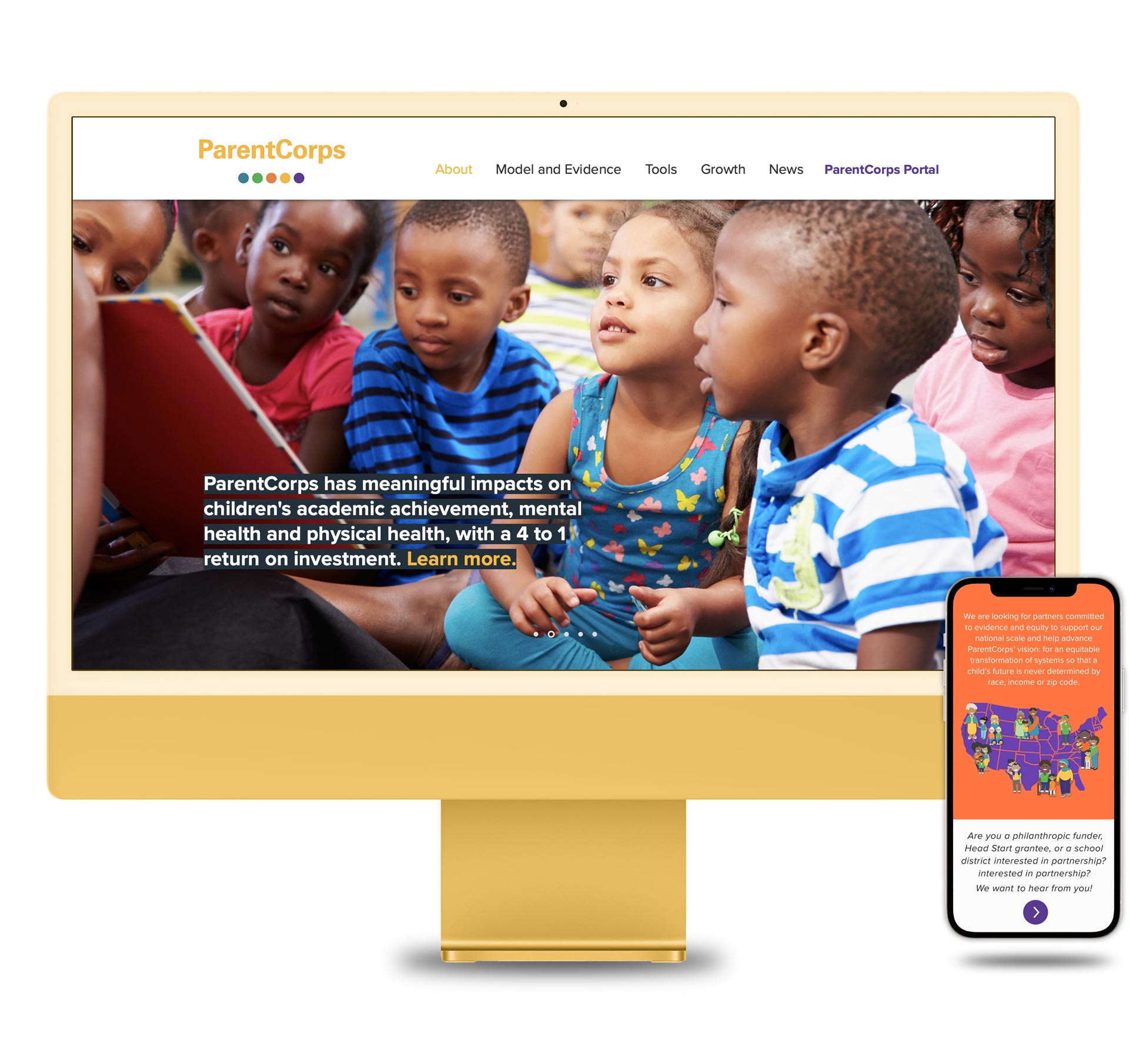 Education Portfolio - ParentCorps Website